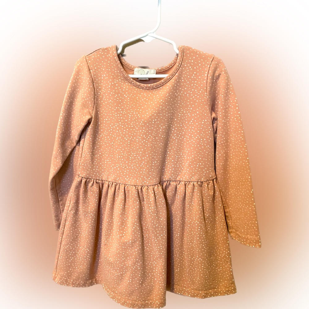 Dress for girls in Castilian pink. Size XS (4-5)